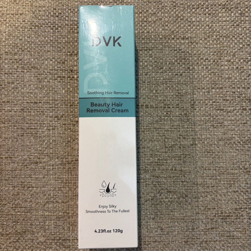 DVK Beauty Hair Removal Cream Women 4.23oz Blue Soothing Aloe Vera Body Formula